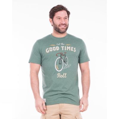 Tee Brakeburn Good Times Roll Hombre Verde - Chile TZL610837